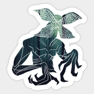 Stranger Things Inspired Demogorgon Woods Sticker